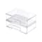 4 Pack: Small Clear Stacking Plastic Drawer by Simply Tidy®
